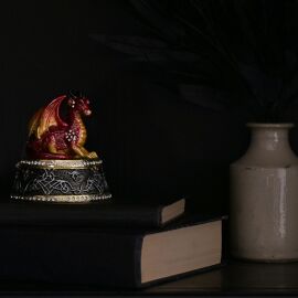Gothic Red Dragon Jewellery Box