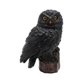 Black Owl Figurine