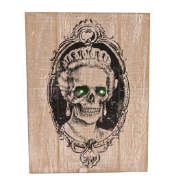 Hocus Pocus LED Light Up Wall Art - Royal Skeleton