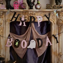**MULTI 12** 2M Happy Boo Day DIY Letter Banner