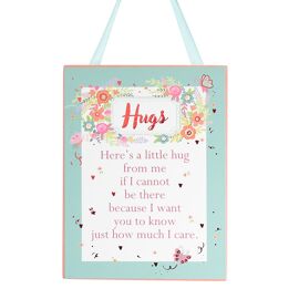 **MULTI 2** Hugs Small Plaque