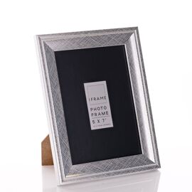 **MULTI 4** iFrame Silver Thick Profile Photo Frame 5" x 7"
