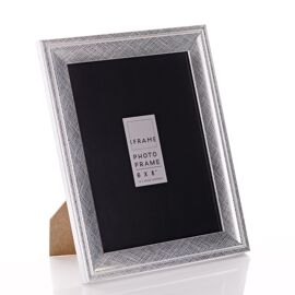 **MULTI 4** iFrame Silver Thick Profile Photo Frame 6" x 8"