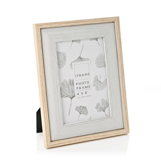 2 Color Base Frame **MULTI 4** iFrame Wood & Grey Two Tone Frame 4