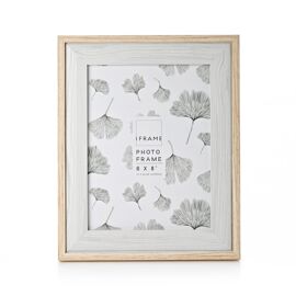 **MULTI 2** iFrame Wood & Grey Two Tone Frame 6" x 8"