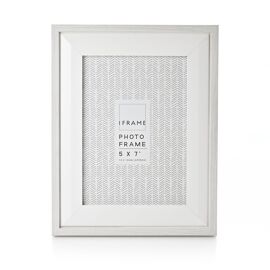 **MULTI 4** iFrame Grey & White Two Tone Frame 5" x 7"