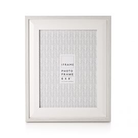 **MULTI 2** iFrame Grey & White Two Tone Frame 6" x 8"