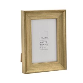 **MULTI 4** iFrame Traditional Profile Brushed Gold 4" x 6"