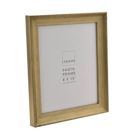 **MULTI 2** iFrame Traditionelles Profil Gebürstetes Gold 8" x 10"