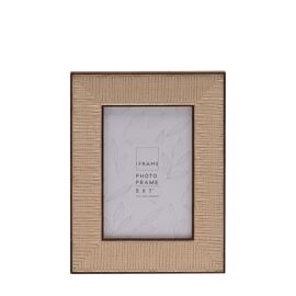 **MULTI 4** iFrame Rattan Effect Recyled Natural 5" x 7"