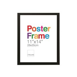 **MULTI 4** iFrame Black Wooden Poster Frame 11" x 14"