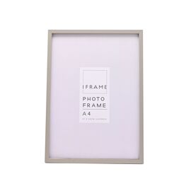 **MULTI 4** iFrame Grey Wooden Frame A4