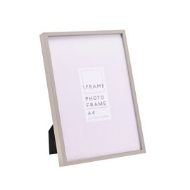 **MULTI 4** iFrame Grey Wooden Frame A4