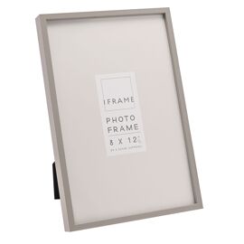 **MULTI 4** iFrame Grey Wooden Frame 8" x 12"