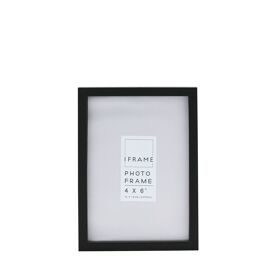 **MULTI 4** iFrame Black Thin Edged Wooden Frame 4" x 6"
