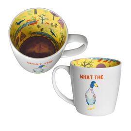 **MULTI 2** Inside Out Mug What the Duck