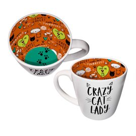 **MULTI 2** Inside Out Mug Crazy Cat Lady