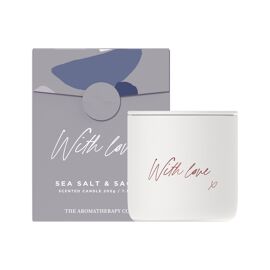With Love 200g Candle Sea Salt and Sage