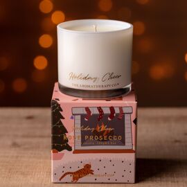 Holiday Cheer 100g Candle Rose Prosecco