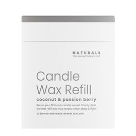 Naturals 400g Candle Wax Refill - Coconut & Passion Berry