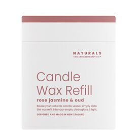 Naturals 400g Candle Wax Refill - Rose Jasmin & Oud