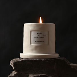 250g Aurora Midnight Ceramic Candle Moon Lake Musk
