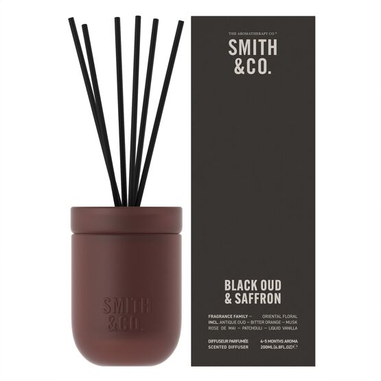 Smith & Co 200ml Diffuser - Black Oud & Saffron 