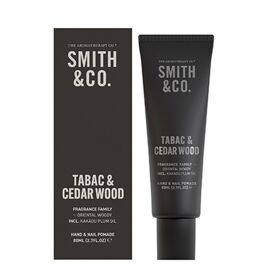 Smith & Co 80ml Hand & Nail Pomade - Tabac & Cedar Wood