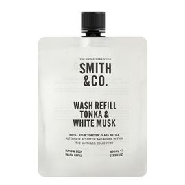 Smith & Co 400ml Hand & Body Wash Refill - Tonka & White Musk