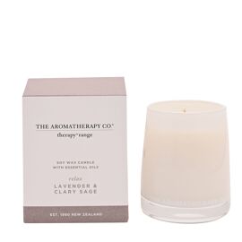 80g Relax Therapy Candle - Lavender & Clary Sage
