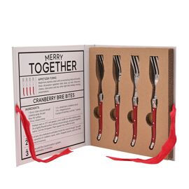 Santa Barbara Festive Red Charcuterie Forks