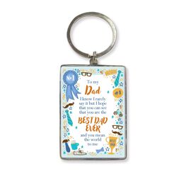 **MULTI 6** Keyring Dad Heartwarmers