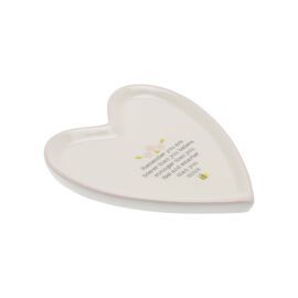 **MULTI 3** Love Life Heart Shaped Trinket Tray - Braver