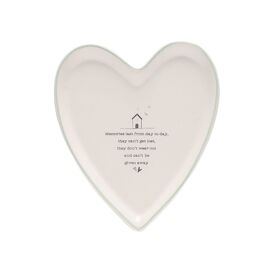 **MULTI 3** Love Life Heart Shaped Trinket Tray - Memories