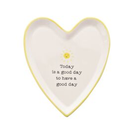 **MULTI 3** Love Life Heart Shaped Trinket Tray - Today