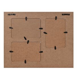 Love Life 3 Aperture Collage Frame - Family