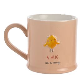 Love Life Embossed Mug - Hug