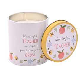 Love Life Tin Candle 8cm x 7.5cm - Teacher