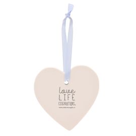 Love Life Ceramic Heart - Daughter