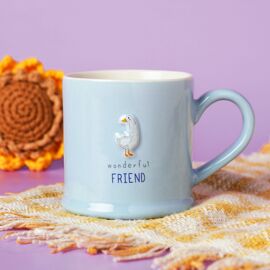 Love Life Embossed Mug - Friend
