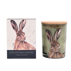 Meg Hawkins 250g Candle Hare - White Lavender & Chamomile