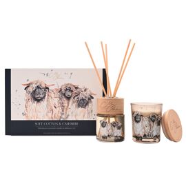 Meg Hawkins Mini Candle & Diffuser Set Sheep - Cashmere & Wool