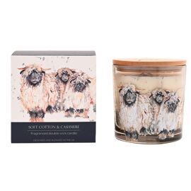 Meg Hawkins 2 Wick Candle 400g Sheep - Cashmere & Wool