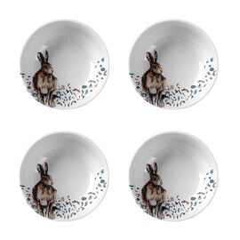 Set of 4 Hare Cereal Bowls 17.8 cm