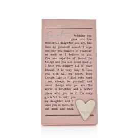 Moments Standing Plaque - Daughter