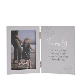Moments Hinged Photo Frame Family