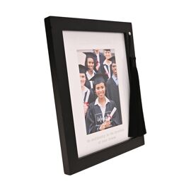 Moments Photo Frame with Tassels Black 4" x 6" - Graduation