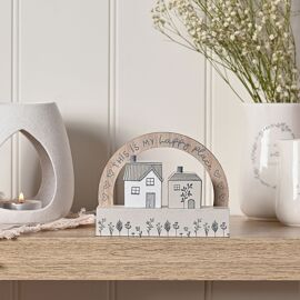 **MULTI 3** Moments Little Houses Plaque - My Happy Place