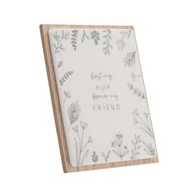 **MULTI 3** Moments Layered Plaque - Mum Forever Friend