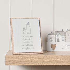 **MULTI 3** Moments Layered Plaque - Dad